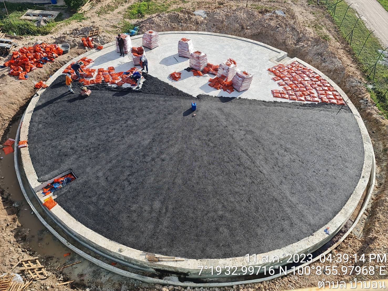 Foundation CPO Tank ขนาด 3000 T